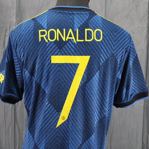 Manchester United Jersey - 2021 Third Jersey Ronald 7 by Adidas - Men's 2XL - Picture 7 of 11